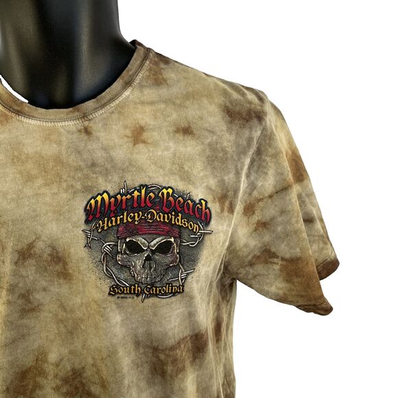 Mens Harley-Davidson 2022 Myrtle Beach Graphic T-Shirt Sz S Biker Tie Dyed - Picture 4 of 9